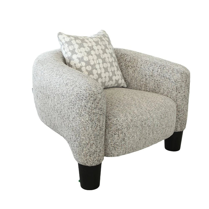 Retrova 1-Seater Fabric Sofa - Beige - With 2-Year Warranty