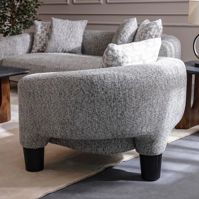 Retrova 1-Seater Fabric Sofa - Beige - With 2-Year Warranty