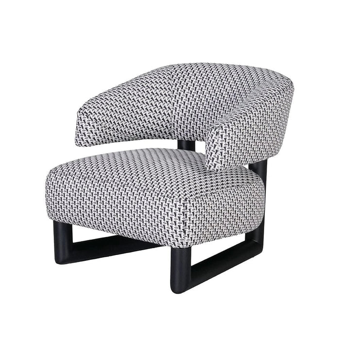 Ocie 1-Seater Fabric Sofa - Black - With 2-Year warranty