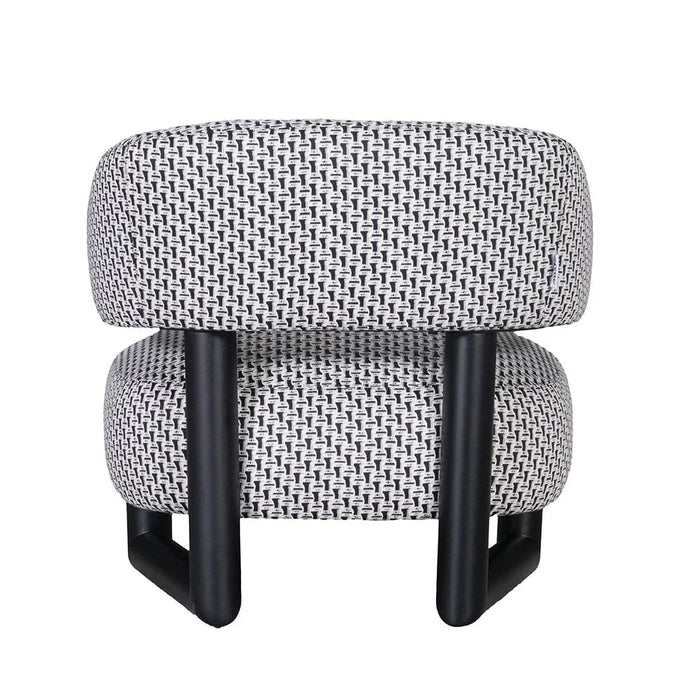 Ocie 1-Seater Fabric Sofa - Black - With 2-Year warranty