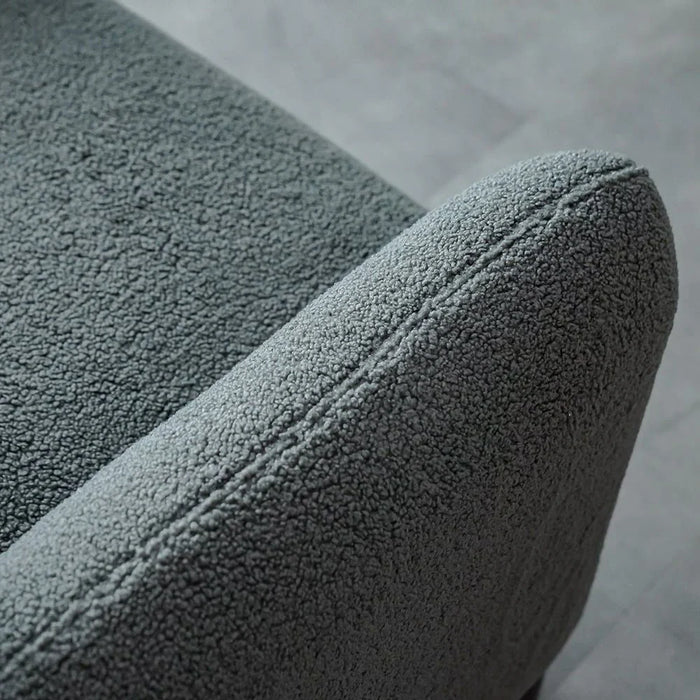 Younes 1-Seater Fabric Sofa - Grey - With 2-Year warranty