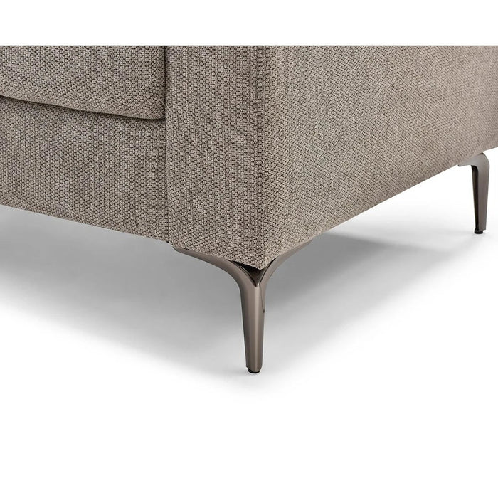 Theodora 3+2+1 Fabric Sofa Set With USB Port - Dark Grey