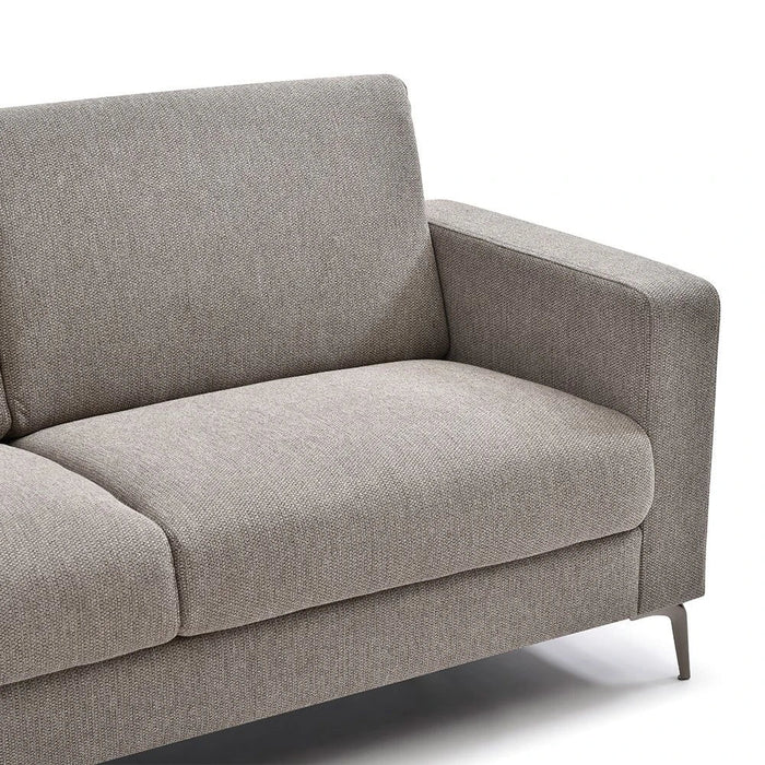 Theodora 3+2+1 Fabric Sofa Set With USB Port - Dark Grey