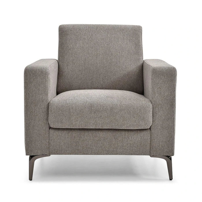 Theodora 3+2+1 Fabric Sofa Set With USB Port - Dark Grey