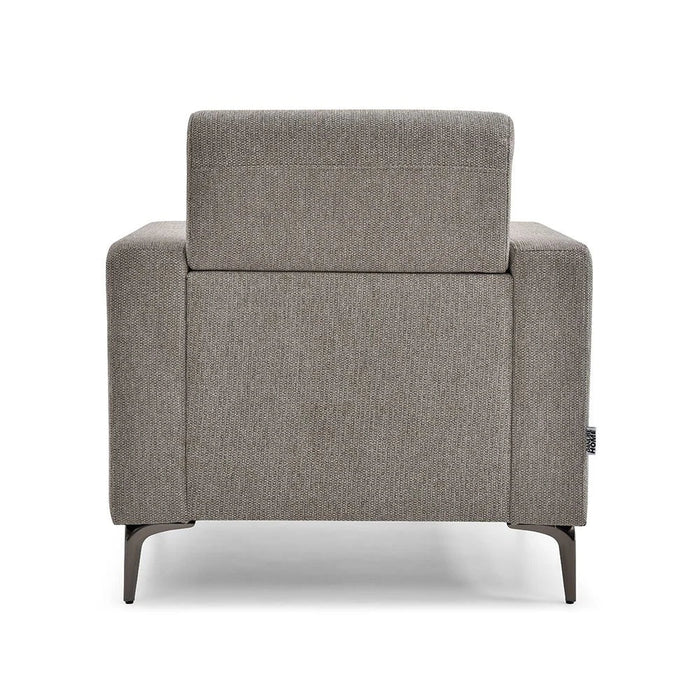 Theodora 3+2+1 Fabric Sofa Set With USB Port - Dark Grey