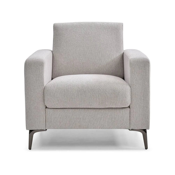 Theodora 6-Seater Fabric Sofa Set with Side Pocket & USB Port - Light Grey - With 2-Year Warranty