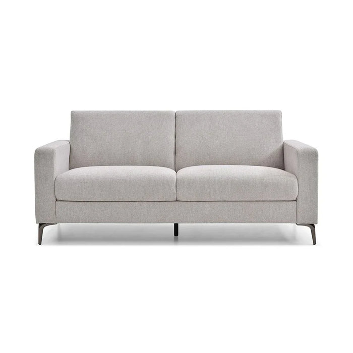 Theodora 6-Seater Fabric Sofa Set with Side Pocket & USB Port - Light Grey - With 2-Year Warranty