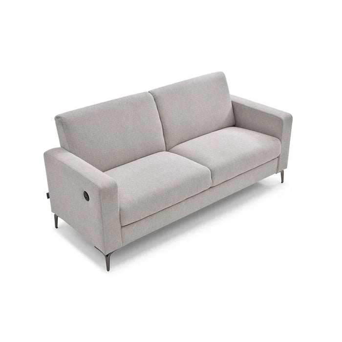 Theodora 6-Seater Fabric Sofa Set with Side Pocket & USB Port - Light Grey - With 2-Year Warranty