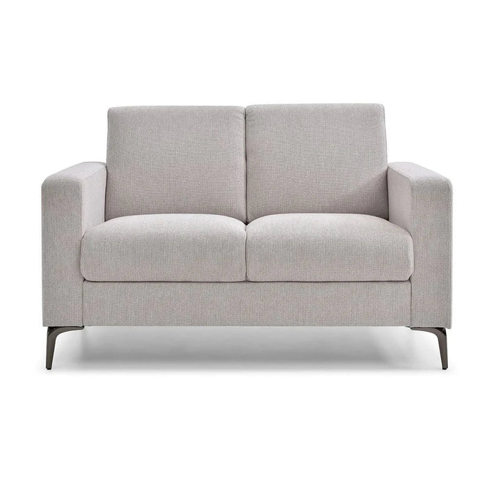 Theodora 6-Seater Fabric Sofa Set with Side Pocket & USB Port - Light Grey - With 2-Year Warranty