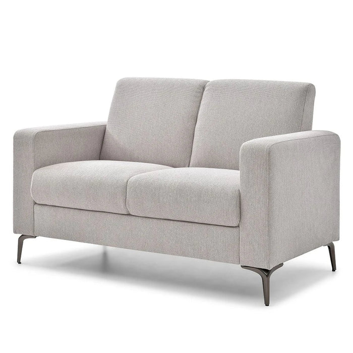 Theodora 6-Seater Fabric Sofa Set with Side Pocket & USB Port - Light Grey - With 2-Year Warranty