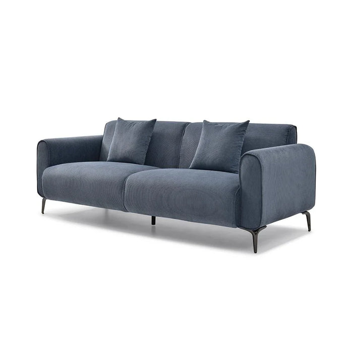 Tanner 3+2+1 Fabric Sofa Set - Blue
