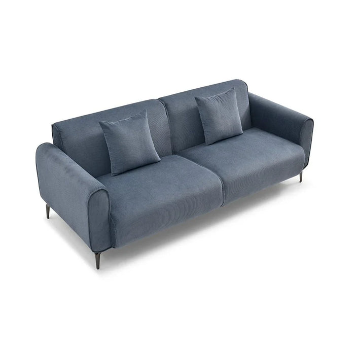 Tanner 3+2+1 Fabric Sofa Set - Blue
