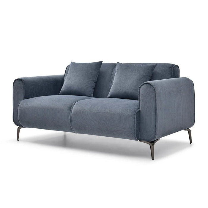 Tanner 3+2+1 Fabric Sofa Set - Blue