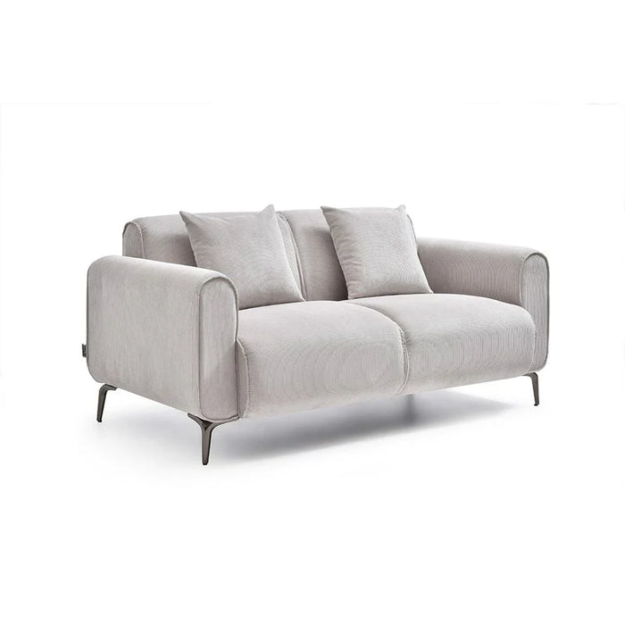 Tanner 6-Seater Fabric Sofa Set - Beige - With 2-Year Warranty