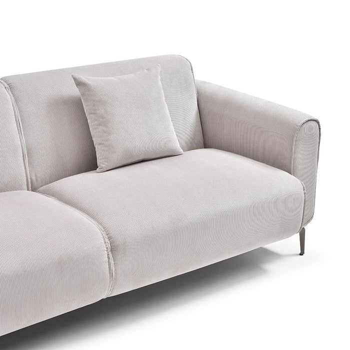 Tanner 6-Seater Fabric Sofa Set - Beige - With 2-Year Warranty