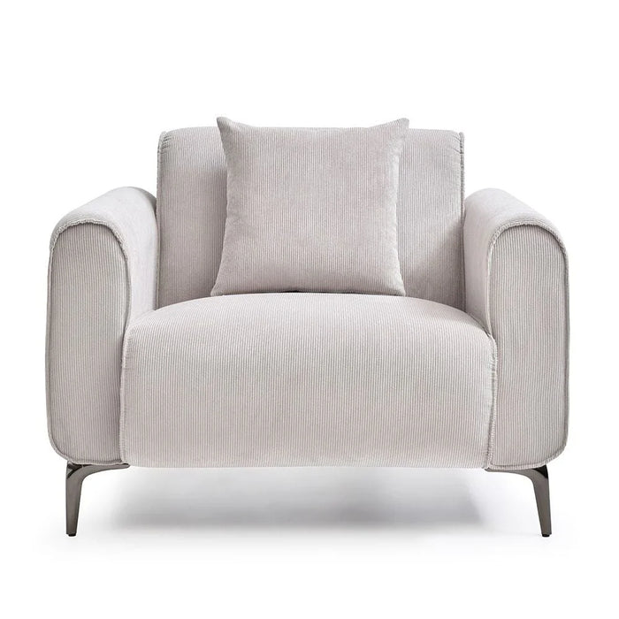 Tanner 6-Seater Fabric Sofa Set - Beige - With 2-Year Warranty