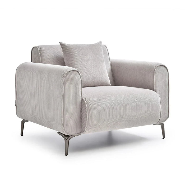 Tanner 6-Seater Fabric Sofa Set - Beige - With 2-Year Warranty