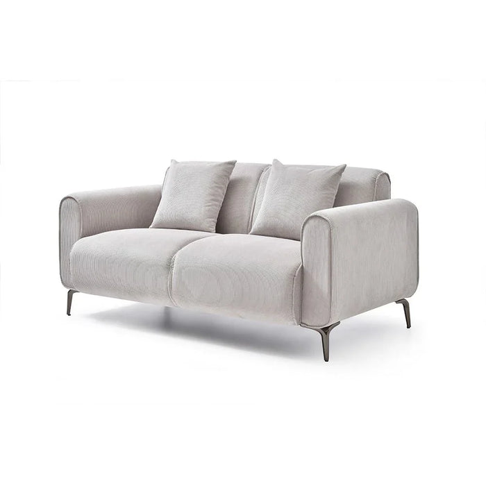 Tanner 6-Seater Fabric Sofa Set - Beige - With 2-Year Warranty
