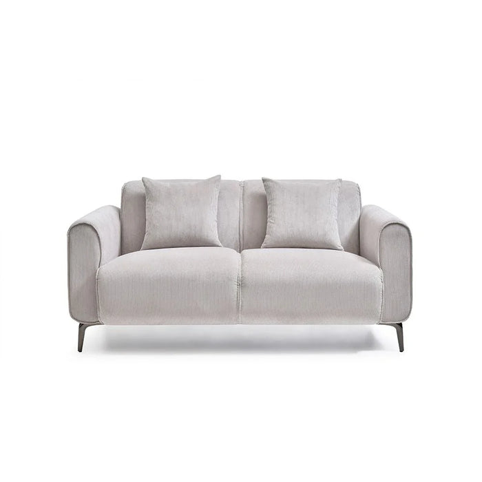 Tanner 6-Seater Fabric Sofa Set - Beige - With 2-Year Warranty