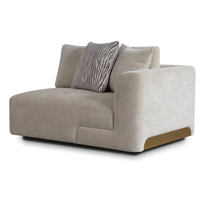 Vance 4-Seater Fabric Sofa - Beige - With 2-Year Warranty