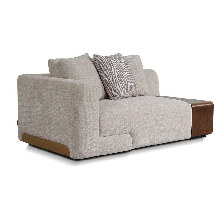 Vance 4-Seater Fabric Sofa - Beige - With 2-Year Warranty