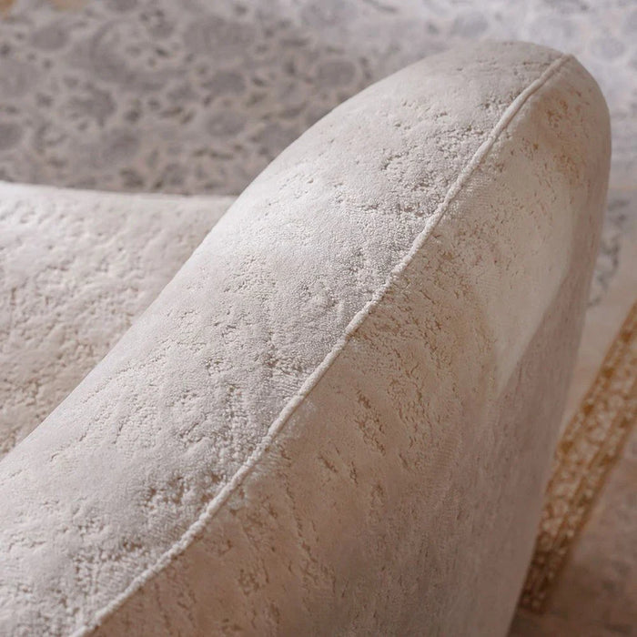 Zairah 1 Seater Fabric Sofa-Beige