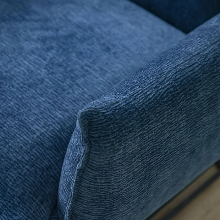 Javon 1-Seater Fabric Sofa - Blue - With 2-Year Warranty