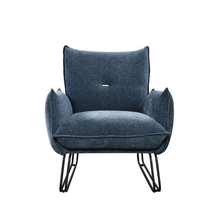 Javon 1-Seater Fabric Sofa - Blue - With 2-Year Warranty