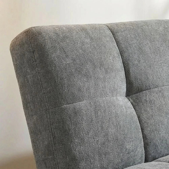 Nuvon 3 Seater Fabric Sofabed -Light Grey