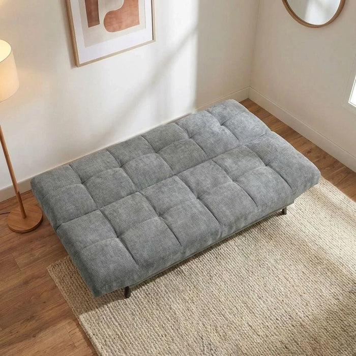 Nuvon 3 Seater Fabric Sofabed -Light Grey