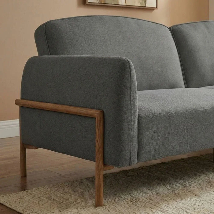 Kivra 3 Seater Fabric Sofabed -Grey