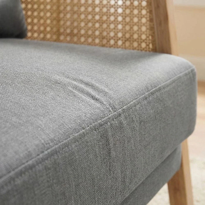 Lunor 3-Seater Fabric Sofa Bed - Grey - With 2-Year Warranty