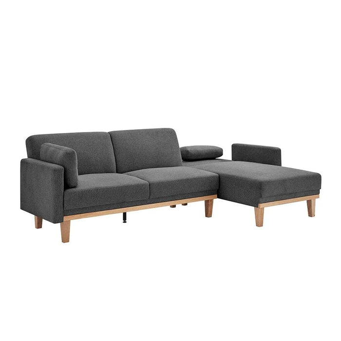 Tavo Reversible Corner Fabric Sofa -Grey