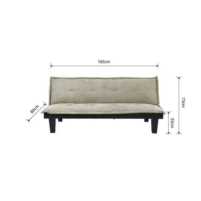 V2 Manolo Fabric Sofabed - Beige