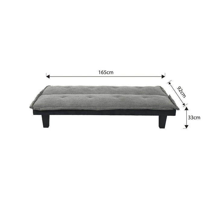 V2 Manolo Fabric Sofabed - Grey