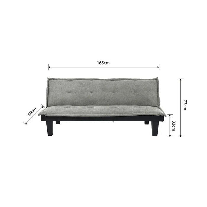 V2 Manolo Fabric Sofabed - Grey