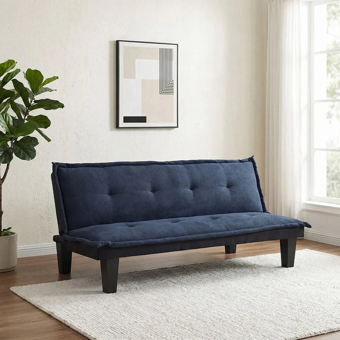 V2 Manolo Fabric Sofabed - Blue
