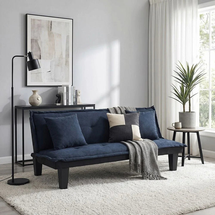 V2 Manolo Fabric Sofabed - Blue