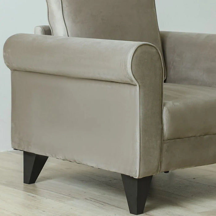 Rilon 1 Seater Fabric Sofa - Beige