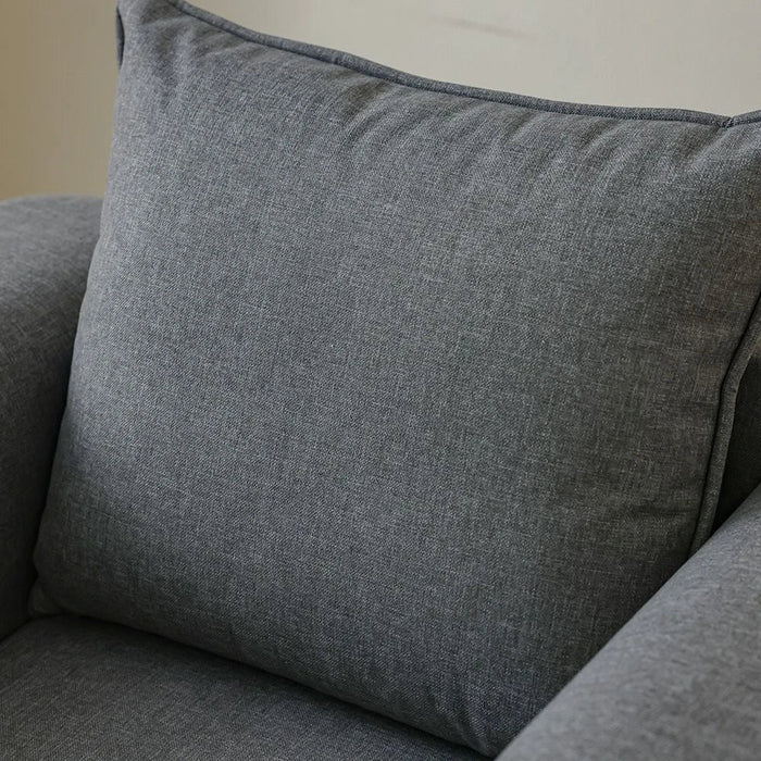 Munet 1 Seater Fabric Sofa - Grey