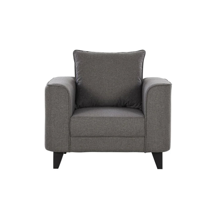 Munet 1 Seater Fabric Sofa - Grey