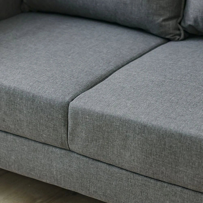 Munet 2 Seater Fabric Sofa - Grey
