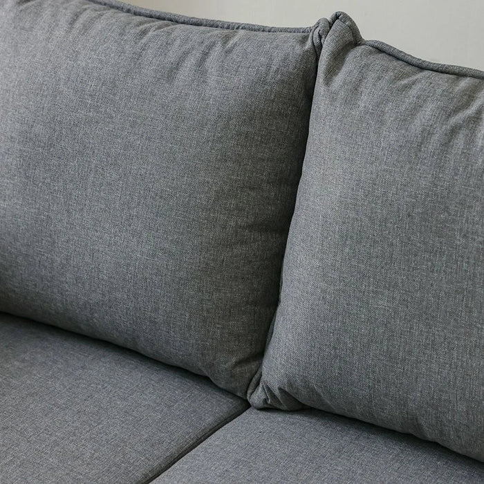 Munet 2 Seater Fabric Sofa - Grey