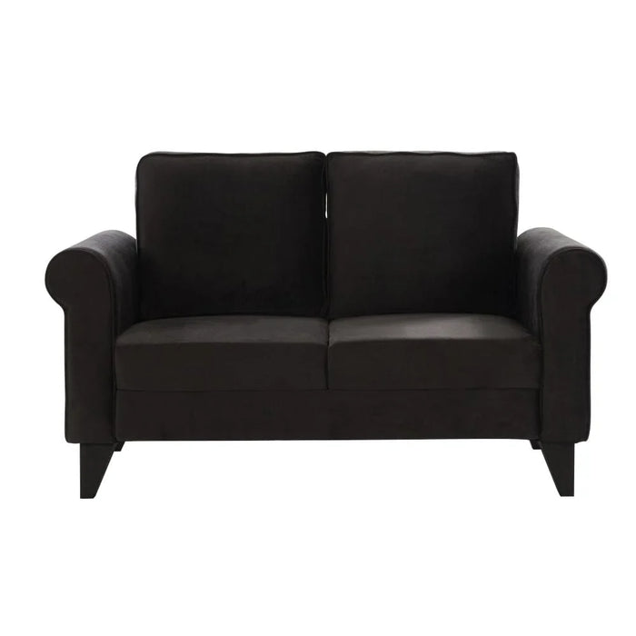 Rilon 2 Seater Fabric Sofa - Dark Grey