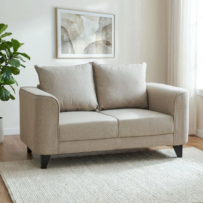 Munet 2 Seater Fabric Sofa - Beige