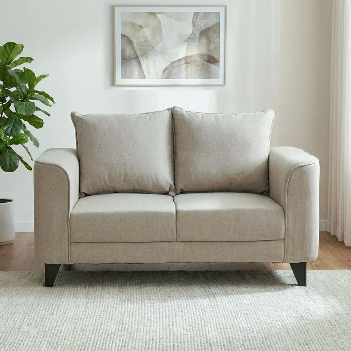 Munet 2 Seater Fabric Sofa - Beige