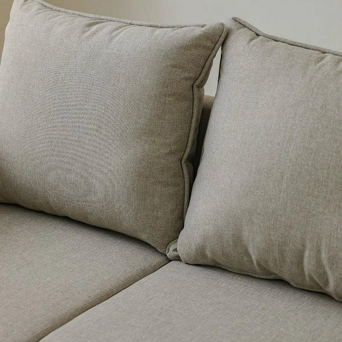 Munet  3 Seater Fabric Sofa - Beige