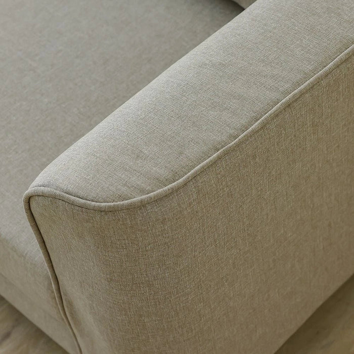 Munet  3 Seater Fabric Sofa - Beige
