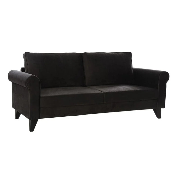 Rilon 3 Seater Fabric Sofa - Dark Grey