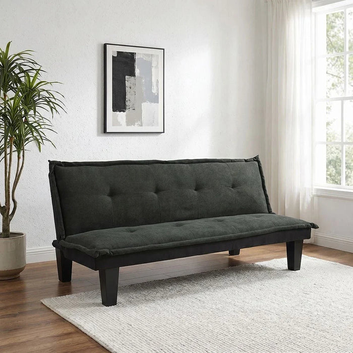 V2 Manolo Fabric Sofabed - Black